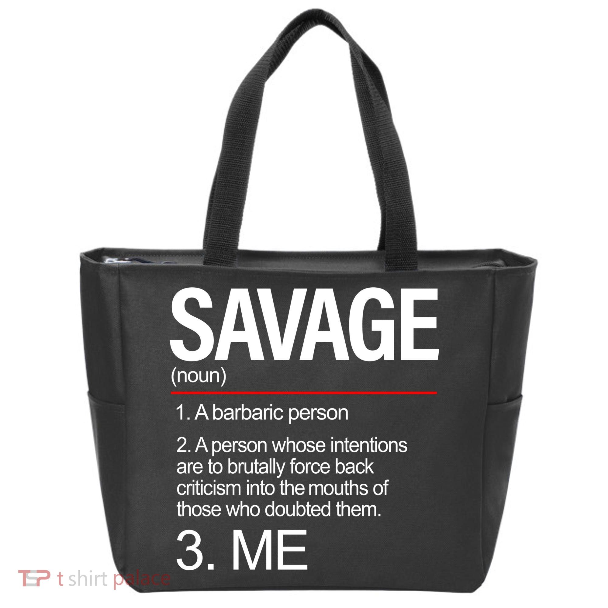 Definition Of Savage Tote Bag