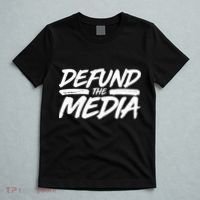 Defund The Media Distressed T-Shirt thumb 5