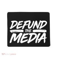 Defund The Media Distressed Mousepad thumb 0