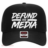 Defund The Media Distressed Hat thumb 0