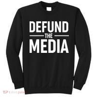 Defund The Media Protest Sweatshirt thumb 0