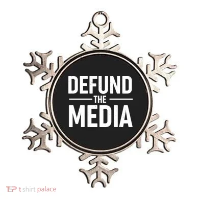 Defund The Media Protest Ornament