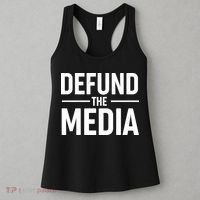 Defund The Media Protest Women's Tank Top thumb 3