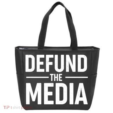 Defund The Media Protest Tote Bag