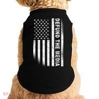 Defund The Media US Flag Doggie Tank thumb 0