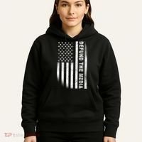 Defund The Media US Flag Hoodie thumb 5