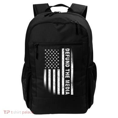 Defund The Media US Flag Backpack