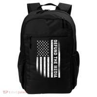 Defund The Media US Flag Backpack thumb 0