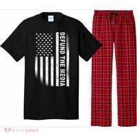 Defund The Media US Flag Pajama Set thumb 0