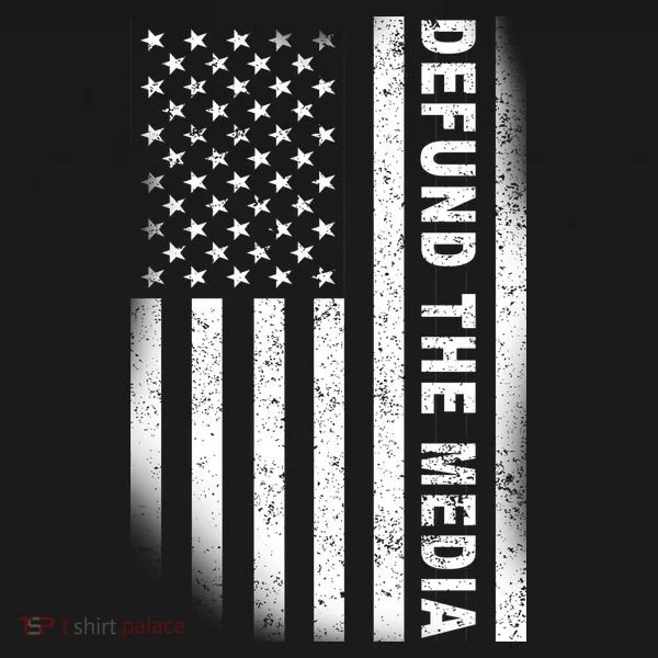 Defund The Media US Flag Women's Tank Top