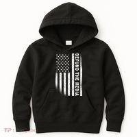 Defund The Media US Flag Kids Hoodie thumb 0