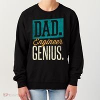 Dad Engineer Genius Engineer Dads Engineer Husbands Meaningful Gift Women's Sweatshirt thumb 0