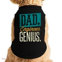 Dad Engineer Genius Engineer Dads Engineer Husbands Meaningful Gift Doggie Tank thumb 0