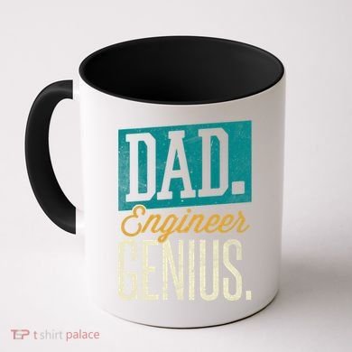 Dad Engineer Genius Engineer Dads Engineer Husbands Meaningful Gift Coffee Mug