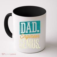 Dad Engineer Genius Engineer Dads Engineer Husbands Meaningful Gift Coffee Mug thumb 0