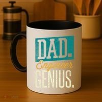 Dad Engineer Genius Engineer Dads Engineer Husbands Meaningful Gift Coffee Mug thumb 4