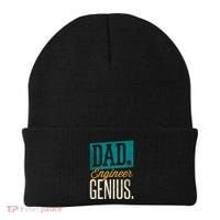 Dad Engineer Genius Engineer Dads Engineer Husbands Meaningful Gift Beanie thumb 0