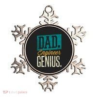 Dad Engineer Genius Engineer Dads Engineer Husbands Meaningful Gift Ornament thumb 0