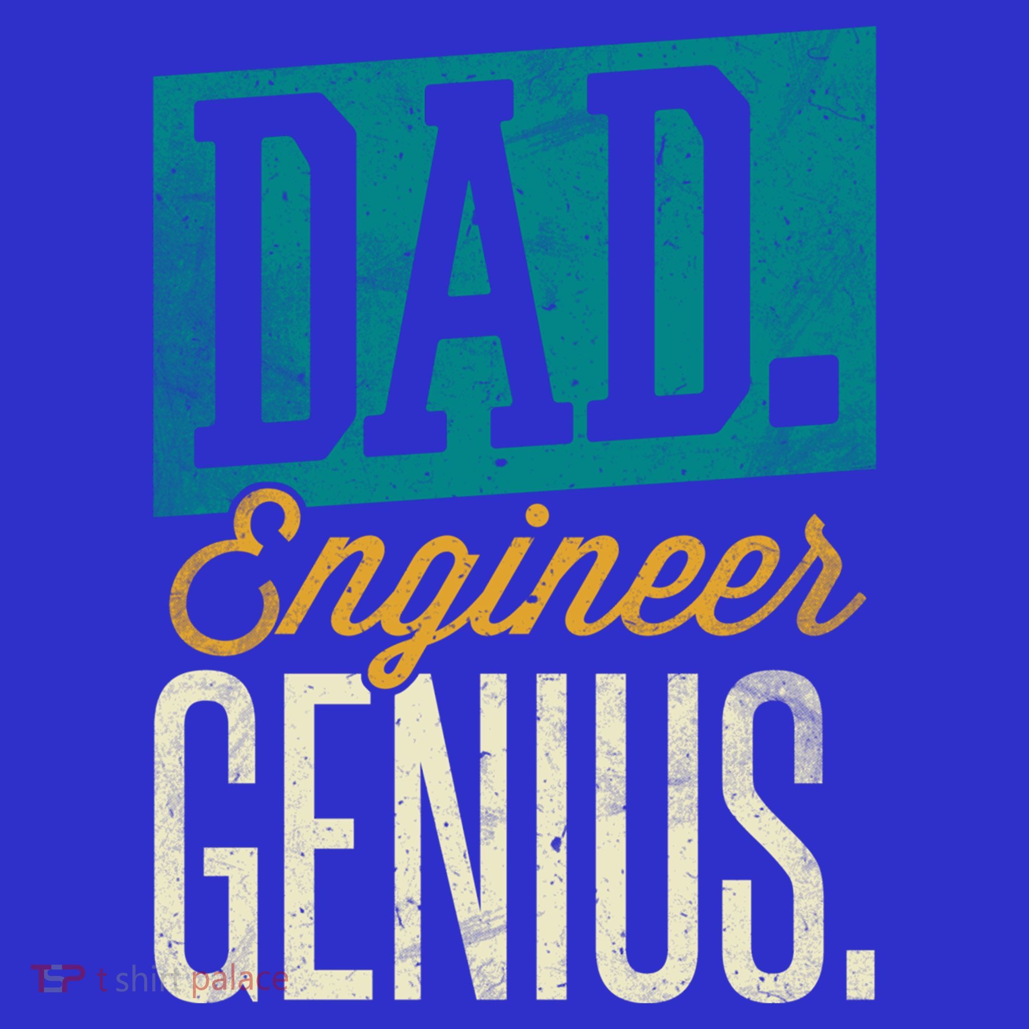 Dad Engineer Genius Engineer Dads Engineer Husbands Meaningful Gift Long Sleeve Shirt