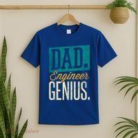 Dad Engineer Genius Engineer Dads Engineer Husbands Meaningful Gift T-Shirt thumb 2