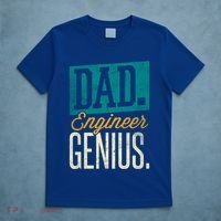 Dad Engineer Genius Engineer Dads Engineer Husbands Meaningful Gift T-Shirt thumb 5