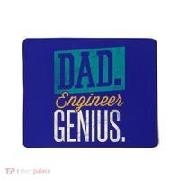 Dad Engineer Genius Engineer Dads Engineer Husbands Meaningful Gift Mousepad thumb 0