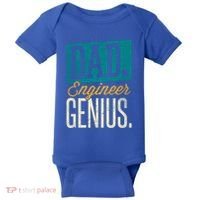 Dad Engineer Genius Engineer Dads Engineer Husbands Meaningful Gift Baby Bodysuit thumb 0