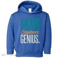 Dad Engineer Genius Engineer Dads Engineer Husbands Meaningful Gift Toddler Hoodie thumb 0