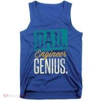 Dad Engineer Genius Engineer Dads Engineer Husbands Meaningful Gift Tank Top thumb 0
