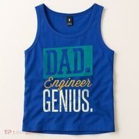 Dad Engineer Genius Engineer Dads Engineer Husbands Meaningful Gift Tank Top thumb 2