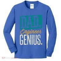 Dad Engineer Genius Engineer Dads Engineer Husbands Meaningful Gift Kids Long Sleeve Shirt thumb 0