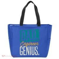 Dad Engineer Genius Engineer Dads Engineer Husbands Meaningful Gift Tote Bag thumb 0