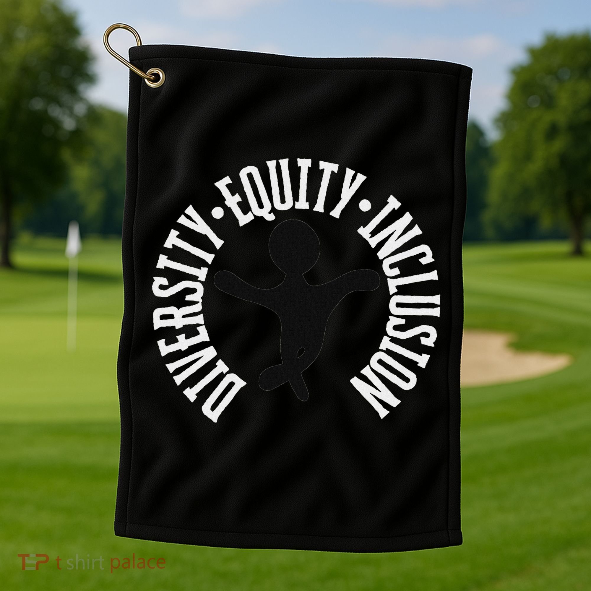 Diversity Equity Inclusion – Empowerment Equality Golf Towel