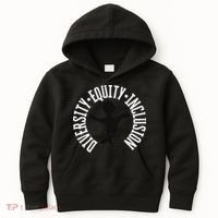 Diversity Equity Inclusion – Empowerment Equality Kids Hoodie thumb 0