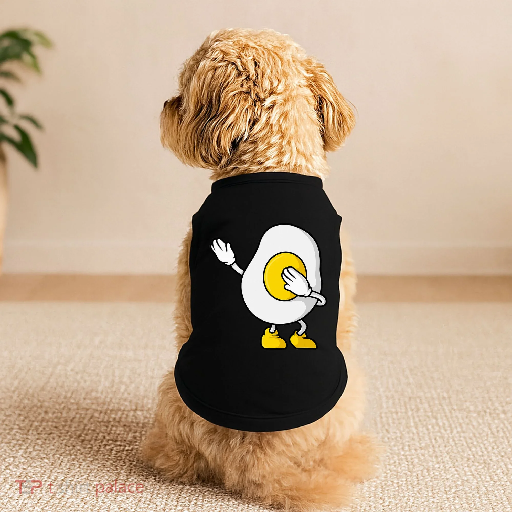 Dabbing Egg I’M So Eggcited Breakfast Gift Doggie Tank