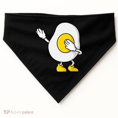 Dabbing Egg I’M So Eggcited Breakfast Gift USA-Made Doggie Bandana