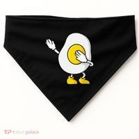 Dabbing Egg I’M So Eggcited Breakfast Gift USA-Made Doggie Bandana thumb 0