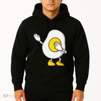 Dabbing Egg I’M So Eggcited Breakfast Gift Hoodie thumb 2