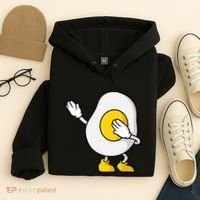Dabbing Egg I’M So Eggcited Breakfast Gift Hoodie thumb 4