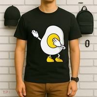 Dabbing Egg I’M So Eggcited Breakfast Gift T-Shirt thumb 6