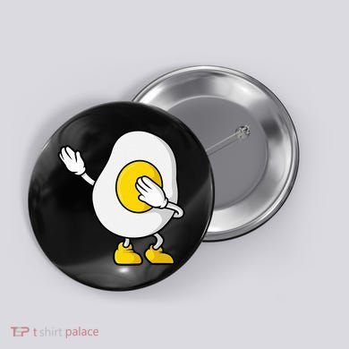 Dabbing Egg I’M So Eggcited Breakfast Gift Button