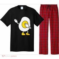 Dabbing Egg I’M So Eggcited Breakfast Gift Pajama Set thumb 0