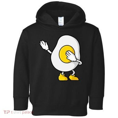 Dabbing Egg I’M So Eggcited Breakfast Gift Toddler Hoodie