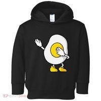 Dabbing Egg I’M So Eggcited Breakfast Gift Toddler Hoodie thumb 0