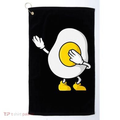 Dabbing Egg I’M So Eggcited Breakfast Gift Golf Towel