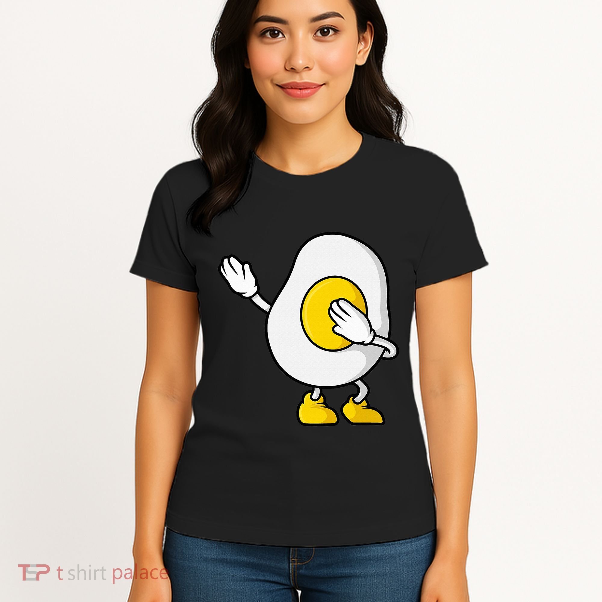 Dabbing Egg I’M So Eggcited Breakfast Gift Women's T-Shirt