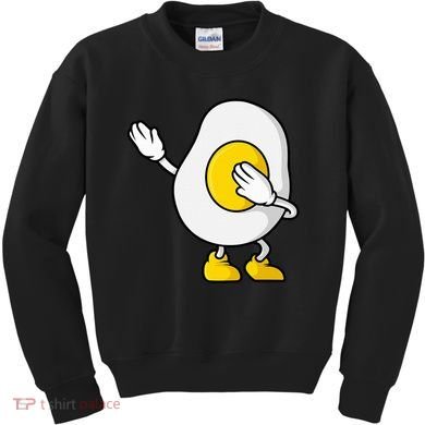 Dabbing Egg I’M So Eggcited Breakfast Gift Kids Sweatshirt