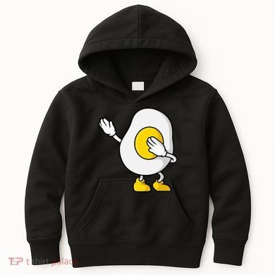 Dabbing Egg I’M So Eggcited Breakfast Gift Kids Hoodie