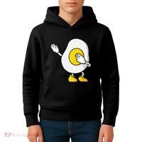 Dabbing Egg I’M So Eggcited Breakfast Gift Kids Hoodie thumb 4