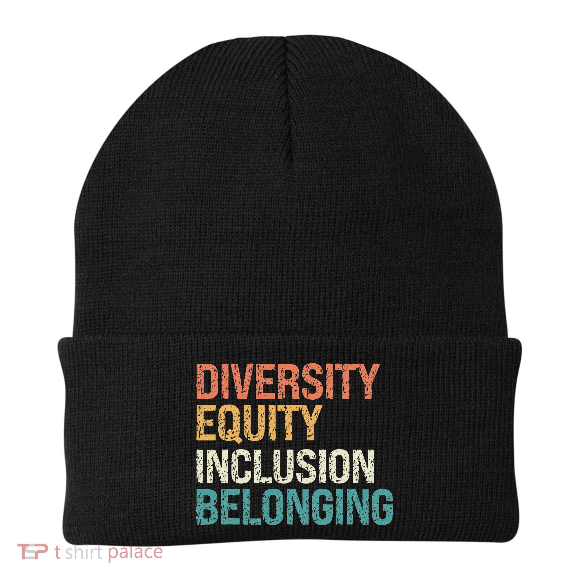 Diversity Equity Inclusion Belonging Beanie